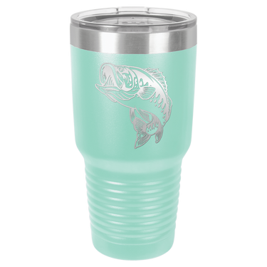 Bass Fishing 30oz Ringneck Tumbler